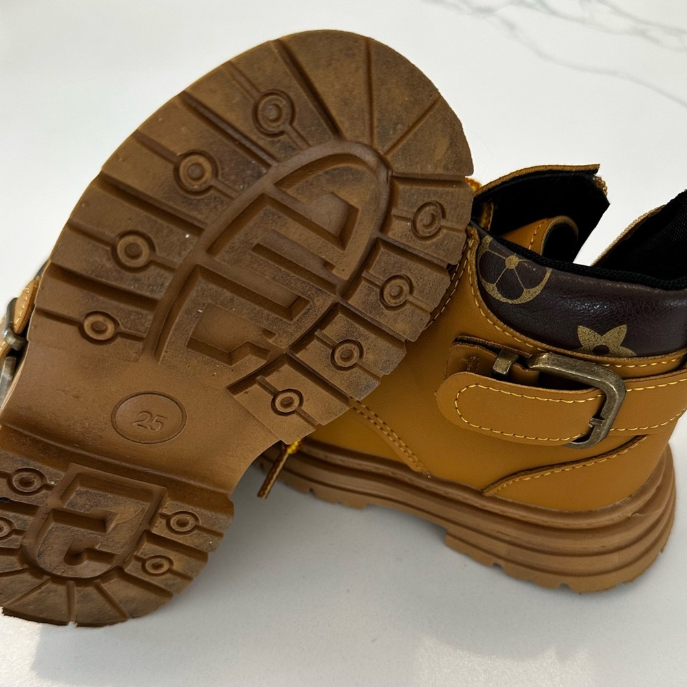 Kids Suede Louis Vuitton Boots - Picture 2 of 2